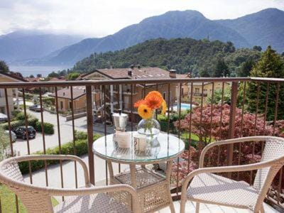 Balcony/Terrace, Garden view, Lake view, Mountain view, Pool view