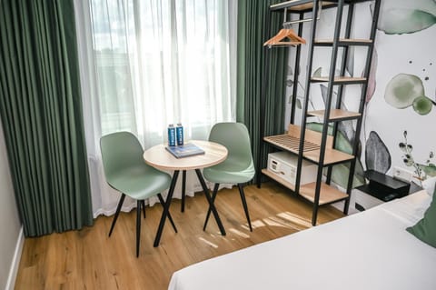 Seating area, locker