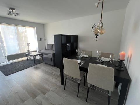 Living room, Seating area, Dining area