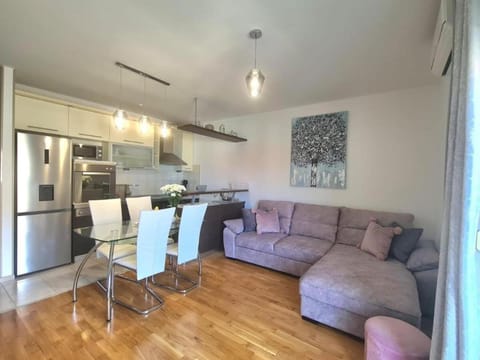 Living room, kitchen