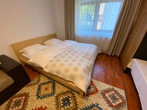 Bed, Bedroom, City view, bunk bed