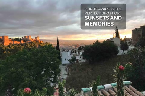 Nearby landmark, Natural landscape, City view, Sunset
