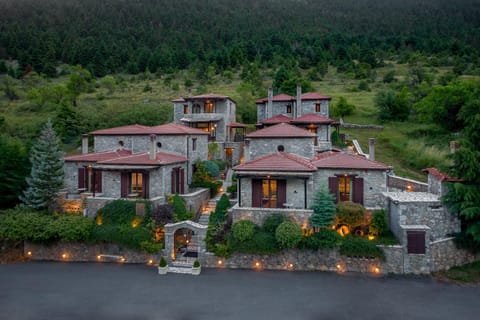 Property building, Natural landscape, Mountain view