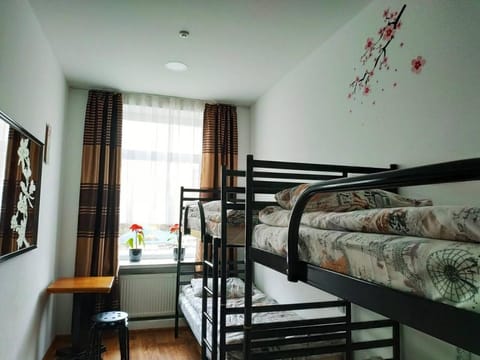 Photo of the whole room, bunk bed