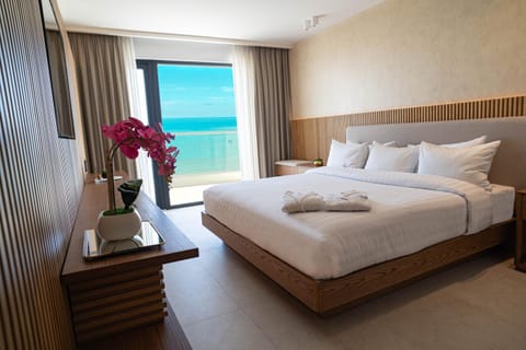 Bed, Bedroom, Sea view, internet, air conditioner