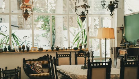 Lobby or reception, Decorative detail, Dining area