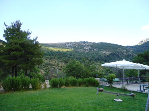 Restaurant/places to eat, Garden, Balcony/Terrace