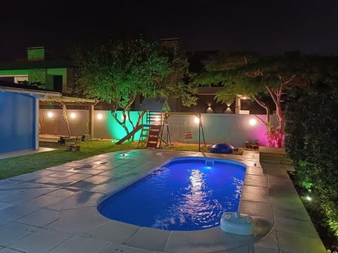 Patio, Night, Garden, Garden view, Pool view, Swimming pool, Swimming pool