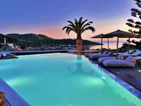 Pool view, Swimming pool, Swimming pool, Sunrise, Sunset, sunbed