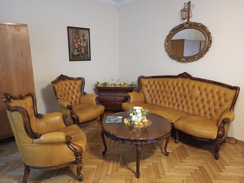 Property building, Living room, Dining area