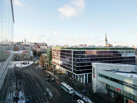 Bird's eye view, City view, Street view