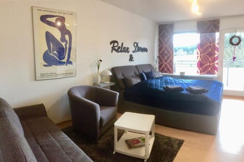 Living room, Seating area, Bedroom