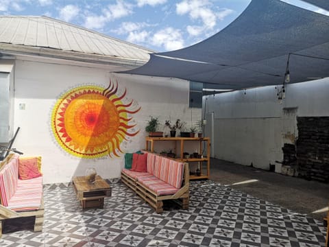 Property building, Patio, Inner courtyard view