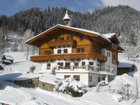 Property building, Winter, Mountain view