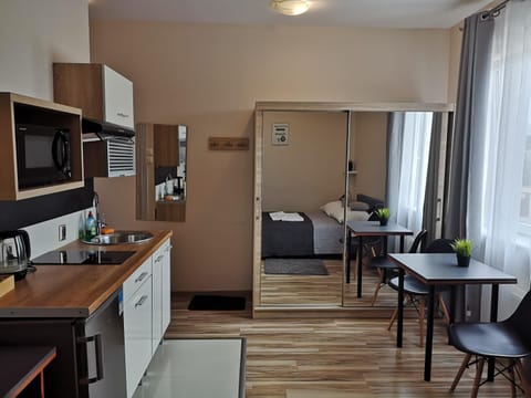 Photo of the whole room, minibar