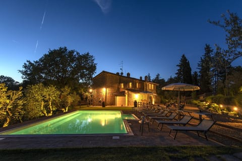 Swimming pool, Sunset
