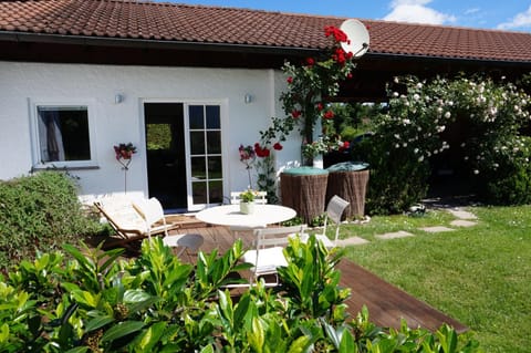 Property building, Garden, Seating area, Garden view