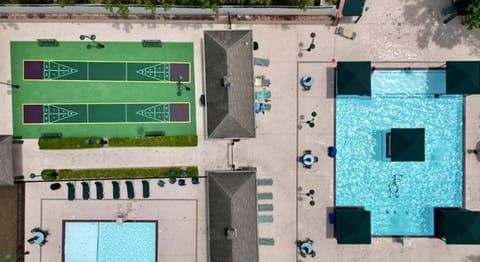 Bird's eye view, Pool view