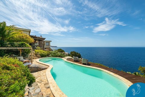 Natural landscape, Pool view, Sea view, Swimming pool