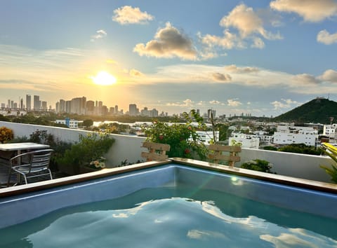 City view, Sea view, Sunset