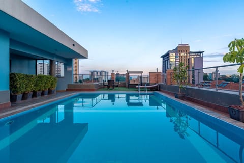 Pool view, Swimming pool, Sunrise, Sunset