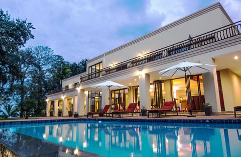 Property building, Swimming pool, Sunrise, Sunset