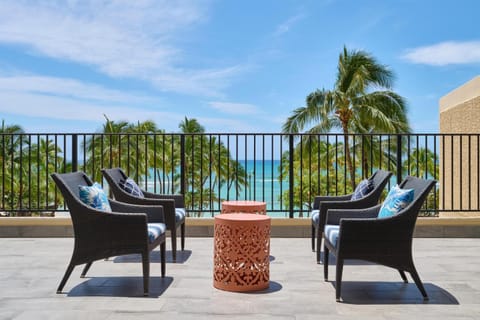 Patio, Day, View (from property/room), Seating area, Sea view