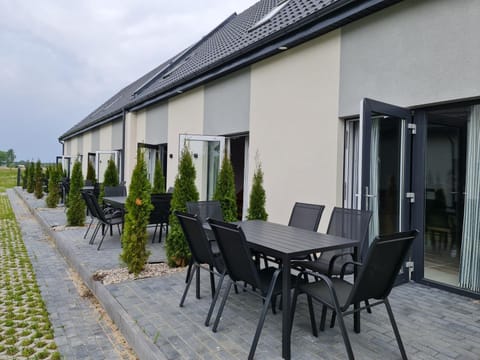 Domki Osada Kalinowa Nowęcin Łeba Sauna House in Leba