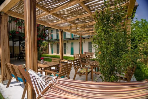 Patio, Day, Garden, Dining area