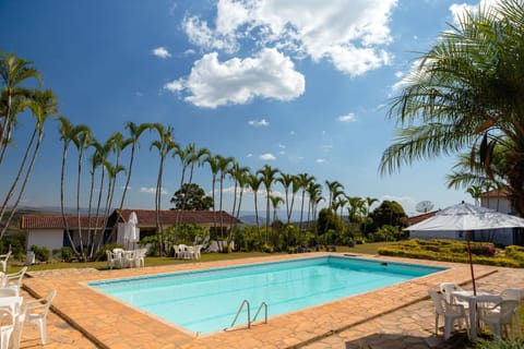 Day, Natural landscape, Garden, Garden view, Pool view, Swimming pool, sunbed