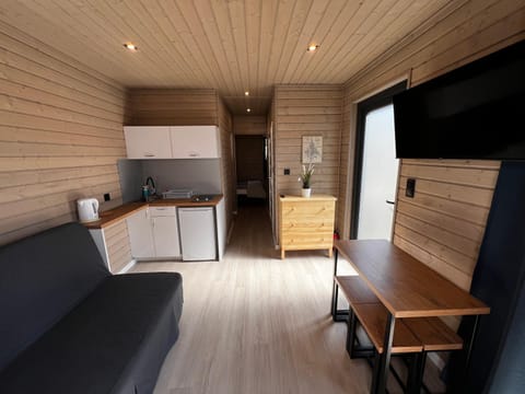 Kitchen or kitchenette, Living room, Seating area, Dining area, oven