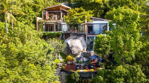 Property building, Spring, Day, Natural landscape, Bird's eye view, Garden, Garden view