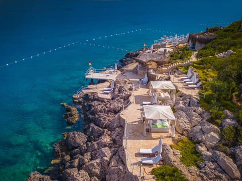Natural landscape, Bird's eye view, Sea view