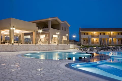 Property building, Pool view, sunbed