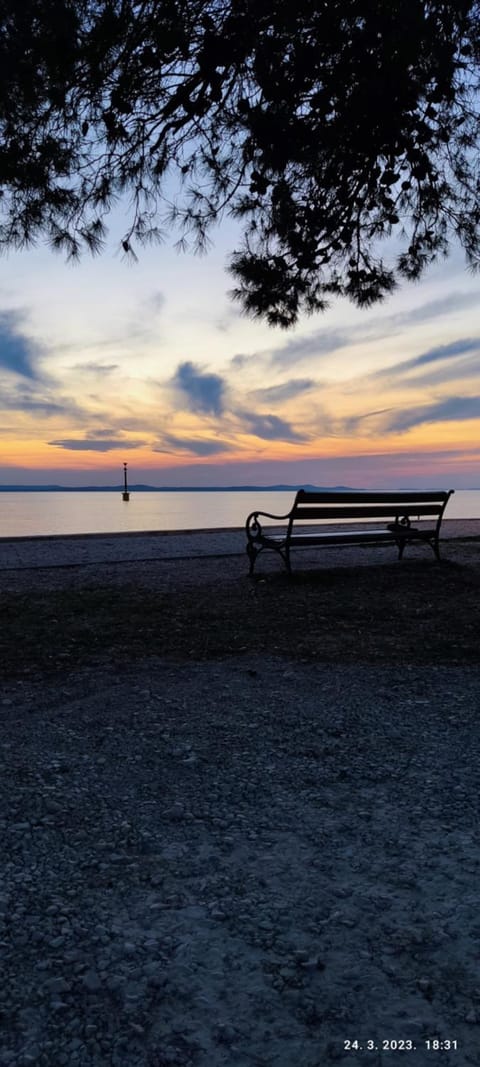 Beach, Sea view, Sunset