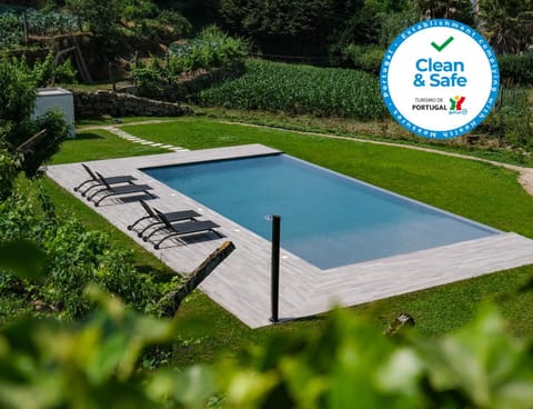 Spring, Natural landscape, Garden, Logo/Certificate/Sign, Garden view, Pool view, Swimming pool, sunbed