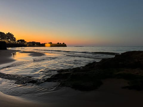 Nearby landmark, Natural landscape, Beach, Sea view, Sunset