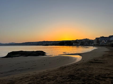 Natural landscape, Beach, Sunrise