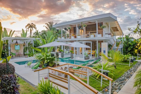 Summer, Garden, On site, Pool view, Swimming pool, Sunset