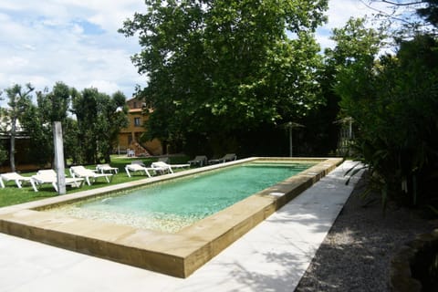 Garden, Swimming pool, sunbed