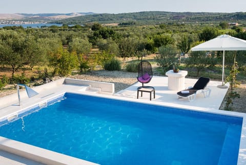Natural landscape, Garden, Pool view, Swimming pool