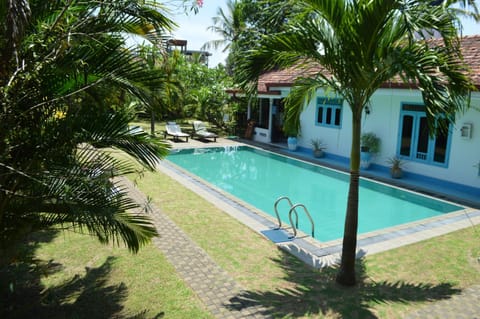 Property building, Garden, Garden view, Swimming pool, sunbed
