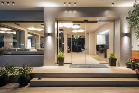 Facade/entrance, Night, Summer