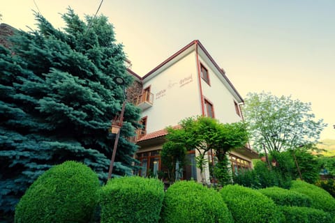 Property building, Facade/entrance, Spring, Day, Garden, Garden view
