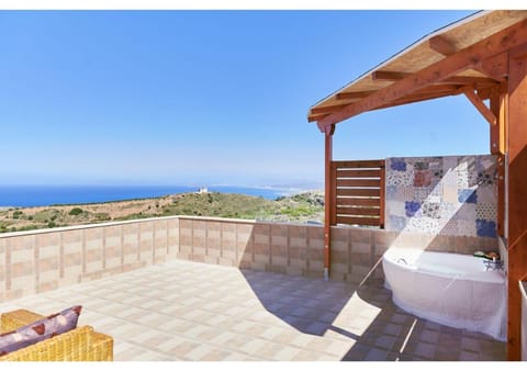 Patio, Sea view, Quiet street view