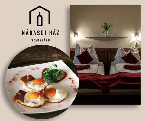 Property building, Restaurant/places to eat, Bed, Food and drinks, Photo of the whole room, Bedroom, Food, Breakfast, Continental breakfast