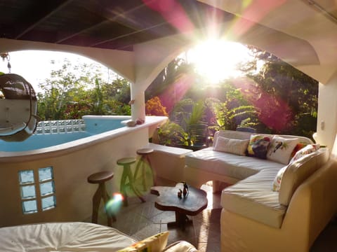 Living room, Swimming pool