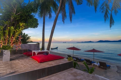 Day, Natural landscape, Beach, Sea view, sunbed