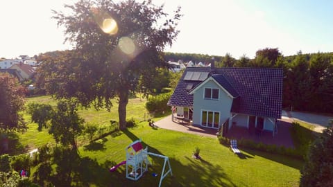 Property building, Bird's eye view, Sunset