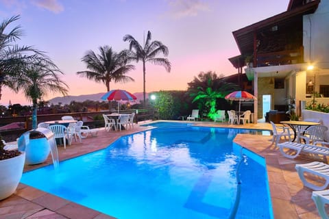 Swimming pool, Sunset